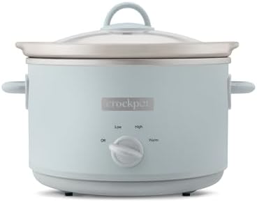 4.5 Quart Manual Slow Cooker – Macaroon Blue - Curated Catalog T4