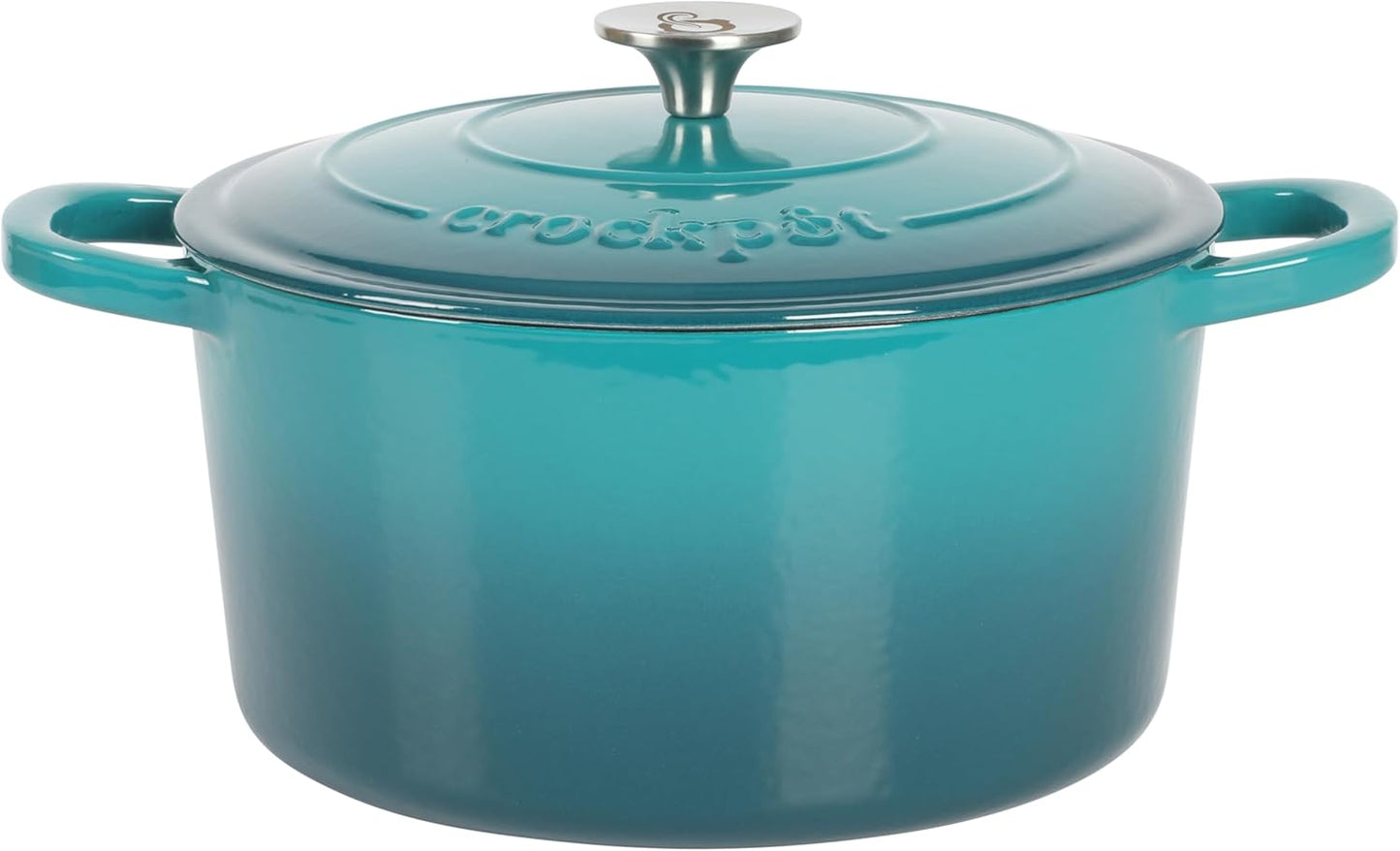 3 Quart Enameled Cast Iron Dutch Oven – Aqua - Curated Catalog N2