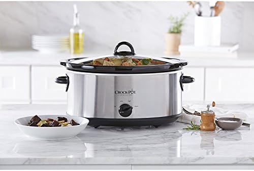 7 Quart Oval Manual Slow Cooker – Stainless Steel - Curated Catalog C2