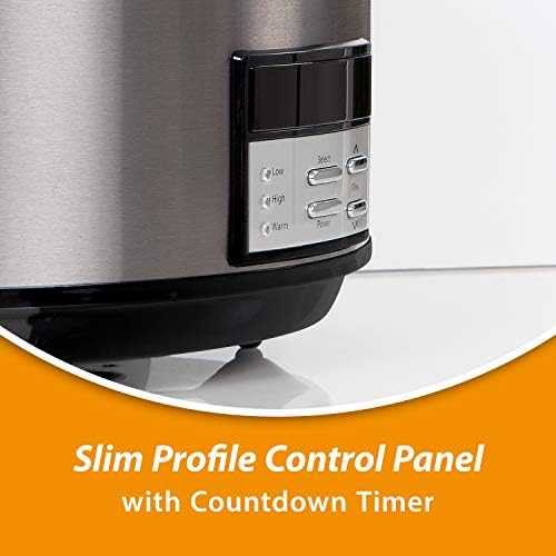 8 Quart Programmable Slow Cooker with Auto Warm - Curated Catalog C7