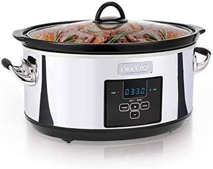 7 Quart Programmable Slow Cooker – Polished Platinum - Curated Catalog K1