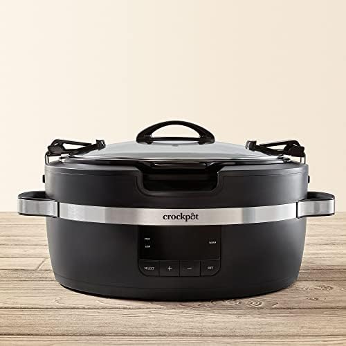 Thermoshield 6 Quart Slow Cooker with Carry Handles - Curated Catalog E2