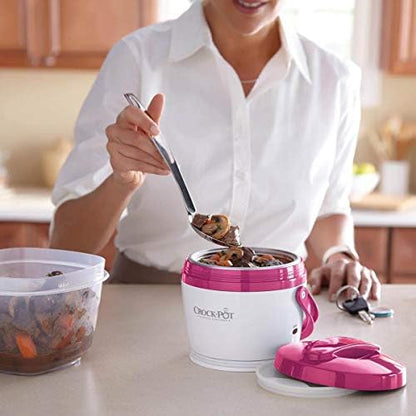 Lunch Crock Portable Food Warmer 20oz – Pink - Curated Catalog T9