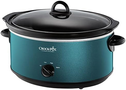 7 Quart Manual Slow Cooker – Turquoise - Curated Catalog C2