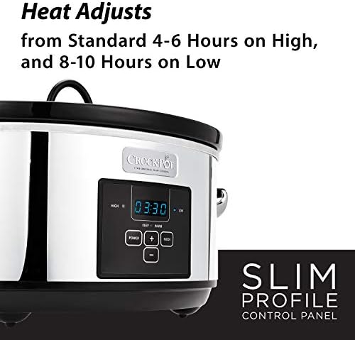 7 Quart Programmable Slow Cooker – Polished Platinum - Curated Catalog K1