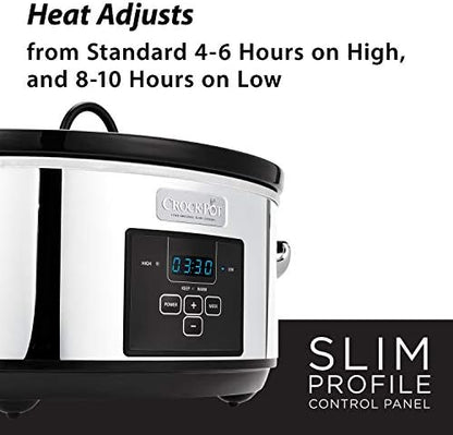 7 Quart Programmable Slow Cooker – Polished Platinum - Curated Catalog K1