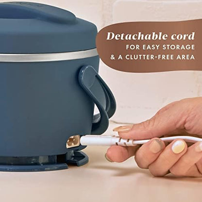 Electric Lunch Box Food Warmer 20oz – Faded Blue - Curated Catalog L8