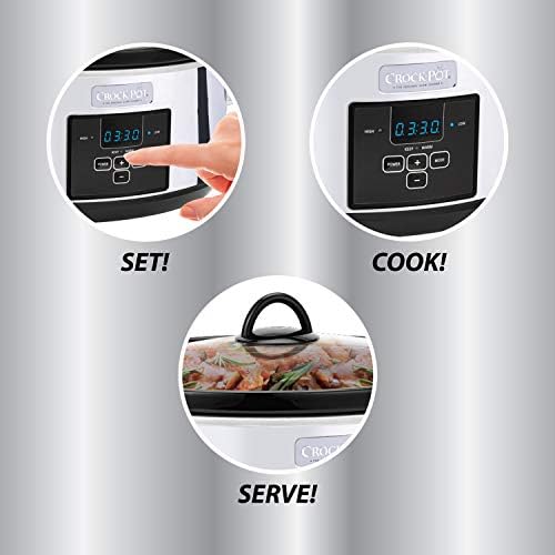 7 Quart Programmable Slow Cooker – Polished Platinum - Curated Catalog K1