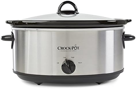 7 Quart Oval Manual Slow Cooker – Stainless Steel - Curated Catalog C2