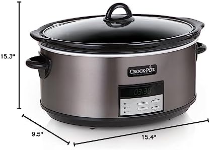 8 Quart Programmable Slow Cooker with Auto Warm - Curated Catalog C7