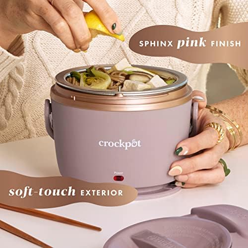 Electric Lunch Box Food Warmer 20oz – Blush Pink - Curated Catalog H4