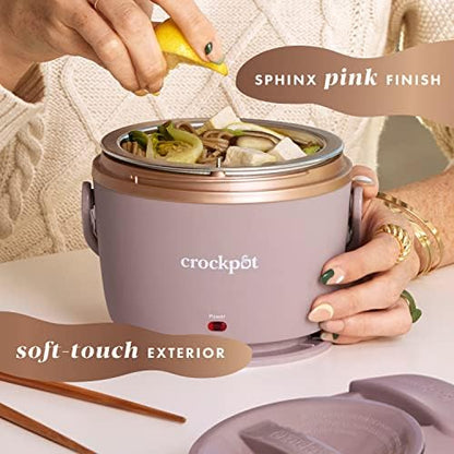 Electric Lunch Box Food Warmer 20oz – Blush Pink - Curated Catalog H4