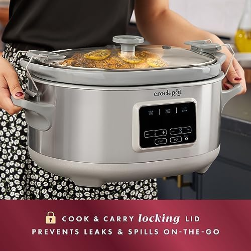 7 Quart Programmable Cook & Carry Slow Cooker - Curated Catalog H3