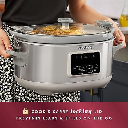 7 Quart Programmable Cook & Carry Slow Cooker - Curated Catalog H3