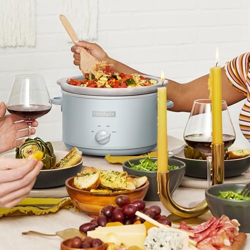 4.5 Quart Manual Slow Cooker – Macaroon Blue - Curated Catalog T4