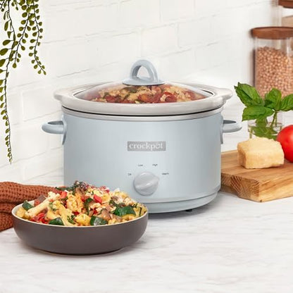 4.5 Quart Manual Slow Cooker – Macaroon Blue - Curated Catalog T4