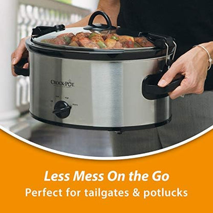 Cook & Carry 6 Quart Portable Slow Cooker - Curated Catalog U9