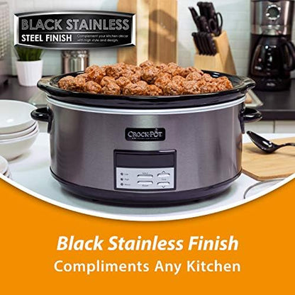 8 Quart Programmable Slow Cooker with Auto Warm - Curated Catalog C7
