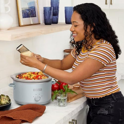 4.5 Quart Manual Slow Cooker – Macaroon Blue - Curated Catalog T4