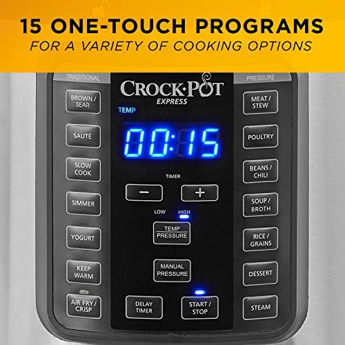 Express Crisp 8 Quart 10-in-1 Pressure Cooker - Curated Catalog H6