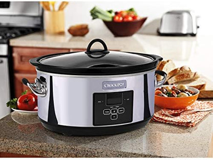 7 Quart Programmable Slow Cooker – Polished Platinum - Curated Catalog K1