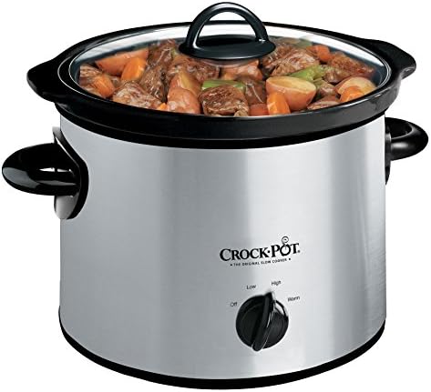 3 Quart Manual Slow Cooker – Silver - Curated Catalog F5