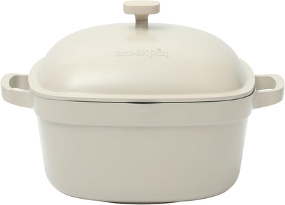 3 Quart Enameled Cast Iron Dutch Oven – Aqua - Curated Catalog N2