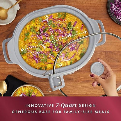 7 Quart Programmable Cook & Carry Slow Cooker - Curated Catalog H3